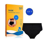 NIXI Body Susie Black 18 VPL-Free Hip Hugger Leakproof Knickers
