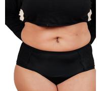 NIXI Body The Polly Super Absorbent Period & Leak-Proof Knickers, Washable High Waist Underwear for Heavy Periods, Bladder Leaks, Discharge & Sweat - Absorbency (Up to 25ml/5 Tampons) (Size 24) Black
