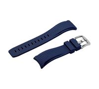 Nixiamy FKM Fluororubber Watch Band Curved End Soft Rubber Replacement Band Strap 20mm 21mm 22mm Quick Release Watch Bands Waterproof Soft for Men Women