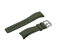 Nixiamy FKM Fluororubber Watch Band Curved End Soft Rubber Replacement Band Strap 20mm 21mm 22mm Quick Release Watch Bands Waterproof Soft for Men Women