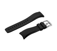Nixiamy FKM Fluororubber Watch Band Curved End Soft Rubber Replacement Band Strap 20mm 21mm 22mm Quick Release Watch Bands Waterproof Soft for Men Women
