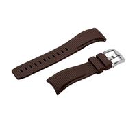 Nixiamy FKM Fluororubber Watch Band Curved End Soft Rubber Replacement Band Strap 20mm 21mm 22mm Quick Release Watch Bands Waterproof Soft Breathable for Men Women