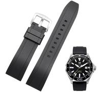 Nixiamy FKM Rubber Watch Band Quick Release Soft Fluororubber Universal Replacement strap for Men Women Compatible Lug Width 19mm 20mm 21mm 22mm