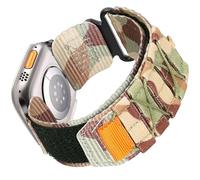 Nixiamy Nylon Sports Strap Compatible with Apple Watch Ultra/Ultra2 49mm/45mm/44mm/42mm,Rugged Nylon Sport Replacement Band for iWatch Series 10 9/8/7/6/5/4/SE/SE2 (Desert Camouflage)