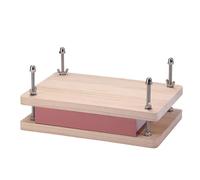 Nixiara Book Press Wood, Bookbinding Press, Wooden Bookbinding Set, Manual Bookbinding Supplies for Students, Teachers or Craft Lovers