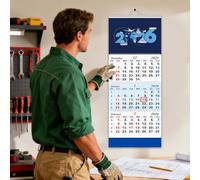 Nixiara Calendar 2026-2027 | 3 Months Household Planner - Calendar Vertical Display | For Use in Home, Study, Living Room, Bedroom and Art Studio
