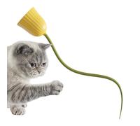 Nixiara Cat Interactive Toys,Automatic Motion Rolling Toy - Portable Agile Moving Interactive USB Rechargeable Kitten Relaxing Ball with Tail for Bored Indoor Cats