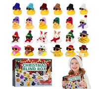 Nixiara Christmas Ducks - 24 Days of Rubber Ducks Countdown, Socks Fillings, , Bath Toys - Home Decoration Travel