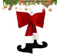 Nixiara Christmas Tree Ornaments - Large Bow Decor, Oversized Bow, for Outdoor, Interior, Bedroom, Living Room, Kitchen, Bathroom, Hallway, Staircase, Porch, Patio, Balcony