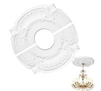 Nixiara Divisible Ceiling Rose | Ceiling Frame Split Cover, Tight Frame for Living Room, Office, Bedroom, Dining Room
