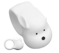 Nixiara Door Handle Stopper,Bear-Shaped Wall Door Stoppers Silicone Stopper - Practical Silencer Knob Protector for Home Company Stores
