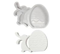 Nixiara Easter Bunny Silicone Mould, Rabbit Shaped Mold - Bunny and Egg Resin Mould,Epoxy Resin Molds for Wedding Home Table Decoration,Candle Making Supplies