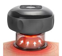 Nixiara Electronic Suction Cup Device - Portable Suction Cup Adjustable 6 Levels | Suction Cup Muscle Massage Tool | For Home Office Men Women Sports Back Neck Shoulders Legs