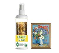 Nixiara Fixative Spray - 120ml Smuge-Proof Quick Drying Paint Primer, Pencil Drawings Fixative Spray For Painting Crafts Art Wallpaper Acrylics Gouache Charcoal Oils