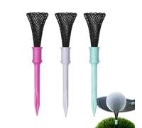 Nixiara Golf Step Tees - 75mm/83mm/50mm 3piece Mesh Design Tool Base Reduce Friction, Golf Training Practice For Men Women Golfers Practice Kids Home Indoor Dad