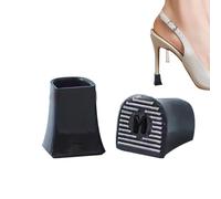 Nixiara Heel Cap Shoe Set, Heel Covers for High Heels | Heel Protector Repair Replacement Non-Slip Heel Caps - U-shaped Heel Stoppers, Noise Reducing Tip Covers for Grass