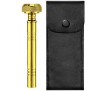 Nixiara Holy Water Sprayer, Wholy Water Bottle | Pocket-sized Liquid Dispenser Religious Sprayer | Liquid Holder with Storage Bag Liquid Container Jar for Religious Ritual, Gold, verwijzen naar de