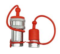 Nixiara Hydraulic Coupling - Hydraulic Quick Coupling Fittings with Lid,Heavy Load High Strength Liquid Transport Tools - for Agricultural Implements High Pressure Industry