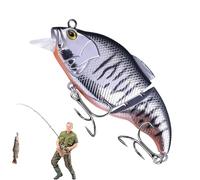 Nixiara Joint Fishing Bait, Connected Lures - Segmented Design Swimbait - Realistic Lures with Hooks, Fishing Gear for Water and Saltwater
