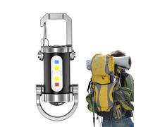 Nixiara LED Keychain Light - Portable Key Work Light - Rechargeable Torch Bright 3 Modes Men Women Hiking Outdoor