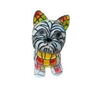 Nixiara LED Table Lamp, Dog Design Lamp with Resin Base for Bedroom - Rechargeable LED Lamp for Bedside Room with Base for Children's Bedroom