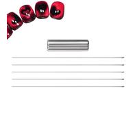 Nixiara Magnet for Nails, Nail Magnet Decorative Clips with Set - Heart-Shaped Magnetic Manicure Tools with Strong Suction Power for Girls, Professionals & Home