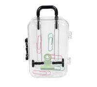 Nixiara Mini Suitcase Gift Box - Transparent Container, Travel Packaging Box for Birthdays, Weddings, Anniversaries, Old Home Decoration, Suitcase Candy Box