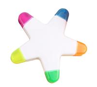 Nixiara Multi Highlighter - Star Shaped Page Markers, Colourful Watercolour Pencils, Creative Writing Paper for Children, Girls, Adults, Planner Notes for School Office