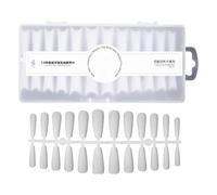 Nixiara Nail Extension Tips, Acrylic Tips, 240 Pieces Acrylic Tips, French Nail Tips, Half Cover Nail Tips, Simple Nail Extension Set for Manicure Nail Art Salons