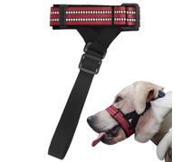 Nixiara Nylon Dog Muzzle - Adjustable Dogs Guard Muzzle with Reflective Wire - Pet Supplies for Outside Activities for Photography, Home, Walking, Traveling, Outdoor Playing
