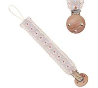 Nixiara Pacifier Strap - Baby Grasping Teether Charm,Toddler Pacifier Holder Leash for 0-3 Years Boys and Girls, Embroidering Teething Toys Teethers