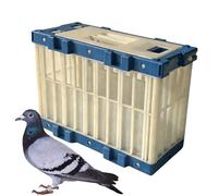 Nixiara Pigeon Cage, Breathable Transport Box for Pigeons and Ornamental Birds - Breathable Small Bird Cage with Lock | For Transport, Training, Bird Competitions, Outdoor, Budgies