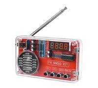 Nixiara Radio Building Kits,FM 87-108MHz Portable Radio with LED Display and Headphone Jack | Electronics Practice Set - for Cycling, Travel, Driving, Commuting, Truck, Boat, Motorhome,