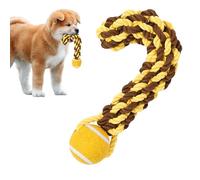 Nixiara Rope Ball Dog Toy,Pet Teething Rope Ball Toy | Multi-Functional Dog Teething Toy for Backyard, Garden, Home, and Park