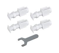 Nixiara Shutter Installation Code Roller, Blind Installation Code Shutters - 5x Louver Brackets | Vertical Replacement Rack Set for Home Workplace Living Room Bathroom Bathroom