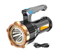 Nixiara Super Bright Flashlight, Super Bright LED Flashlight - Handheld Compact Flashlight | Outdoor Lighting Tools, Portable Rechargeable Torch with Side Light for Climbing