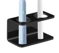 Nixiara Toothbrush Holder for Bathroom | Wall Holder for Toothbrushes in Bathroom | Acrylic Organizer Rack, Assembly-Free Solution for Household Student House Apartment Rental Property