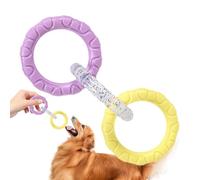 Nixiara Tractor Rings for Dogs, Dog Rings Toy, 3 Rings Outside Dog Toy | Pet Supplies, Promotes Teeth Care, Exercise Equipment, Outdoor Tether for the Courtyard in