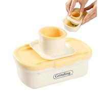 Nixiara Vegetable Slicer, Manual and Safe Kitchen Tools, Kitchen Food Cutter and Garlic Press, for Onion, Cucumber, Carrot, Ginger Meal Preparation, Household, Farm, Camping