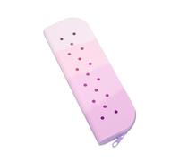 Nixiara Waterproof Pencil Case | Waterproof Pen Holder with Capacity | Cute Portable Skin Care Case Soft for Home, School, Trumpet rainbow purple, verwijzen naar de beschrijving, Unisex