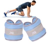 Nixiara Wrist Ankle Weights - Breathable Foot Weights | Set Breathable Sandbag Design Non-Sliding for Dumbbells Dumbbells Dumbbell Bar Gym Fitness Running Walking Pilates Yoga Athletes Training