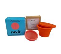 Nixit Menstrual Disc and Steriliser Kit, Medical Grade Silicone, Pink, One Size