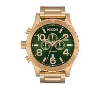 Nixon 51-30 Chrono Men's Watch 51 mm Silver Grey Quartz Chronograph with Stainless Steel Case and Stainless Steel Strap, 30 Bar Waterproof, A1389-1919-00