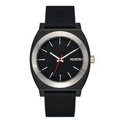 Nixon A1361-000-00 Men's Analogue Quartz Watch with Silicone Strap, Black