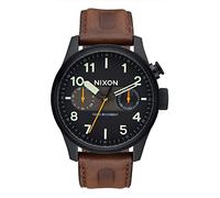 Nixon A9772344-00 Men's Analogue Quartz Watch with Leather Strap