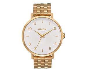 NIXON Arrow 17.5mm Stainless Steel Band 34mm Face - Black/Gold