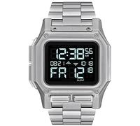 NIXON Clique Leather A1250 - Black/Fatigue - 50m Water Resistant Women's Analog Classic Watch (38mm Watch Face, 17mm-15mm Leather Band)