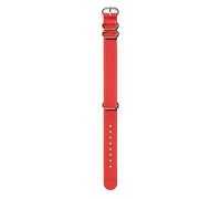 Nixon FKM Rubber NATO BA005-3403-00 Replacement Strap for Watches with 20 mm Silicone and Rubber in Fire Colour with Buckle and Stainless Steel Fittings, Fire, 20mm