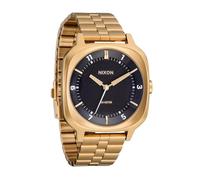 NIXON Fremont 40 A1444-100m Water Resistant Men's Analog Field Watch (40mm Watch Face, 20-18mm Tapered 3-Link Stainless Steel Band), Gold/Black, 40mm, Fremont 40