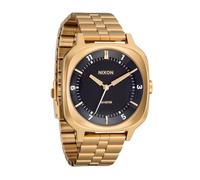 NIXON Fremont 40 A1444-100m Water Resistant Men's Analog Field Watch (40mm Watch Face, 20-18mm Tapered 3-Link Stainless Steel Band), Gold/Black, Fremont 40